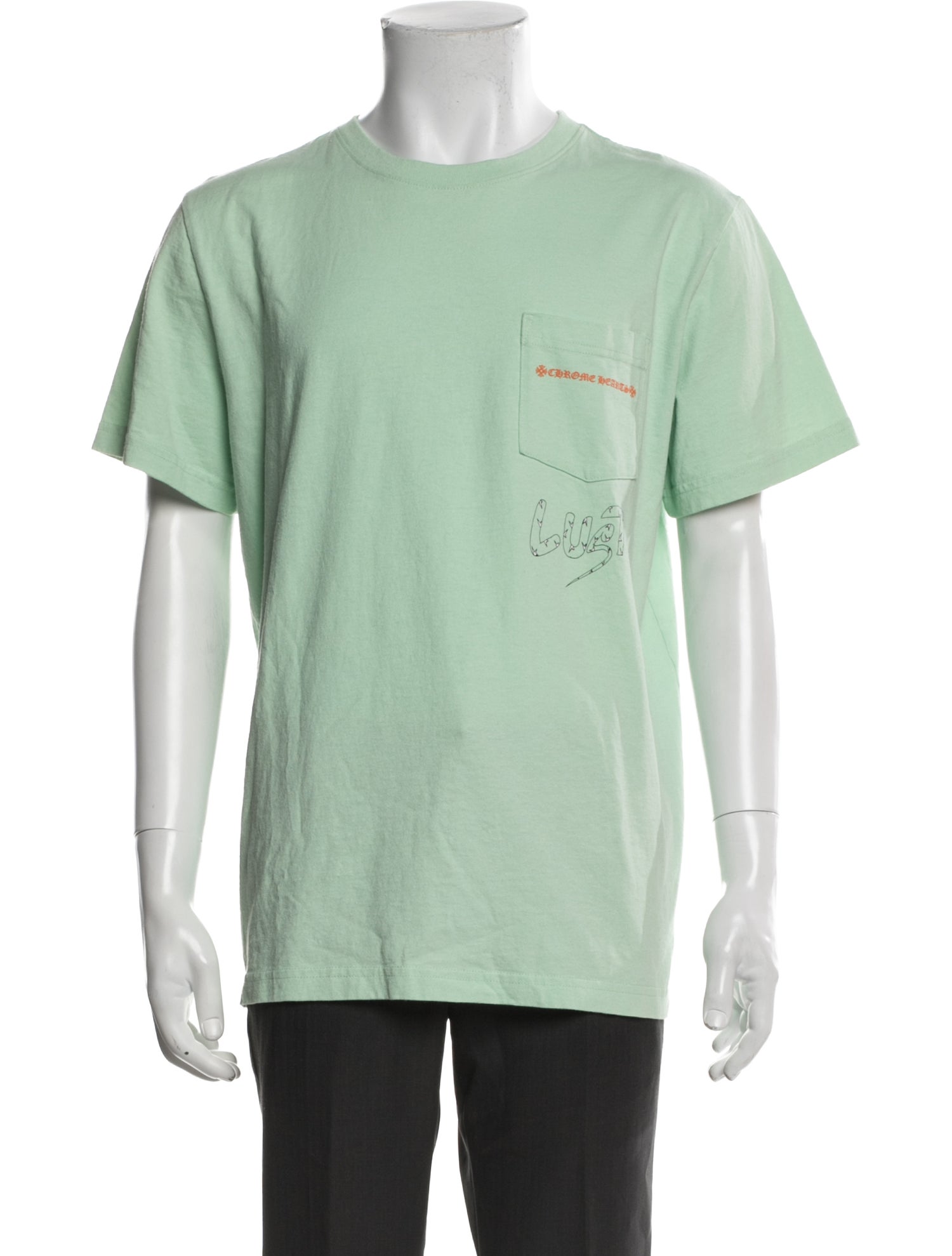 Chrome Hearts Graphic Print Crew Neck T-Shirt