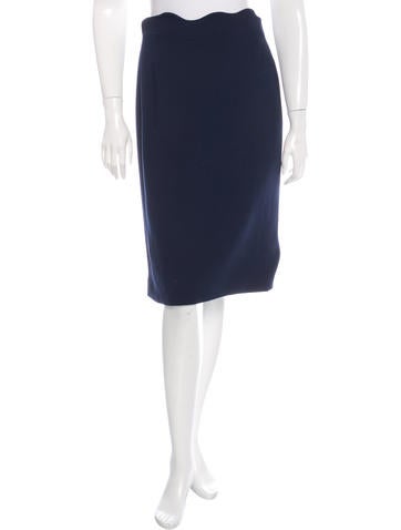 Christopher Kane Wool Knee-Length Skirt