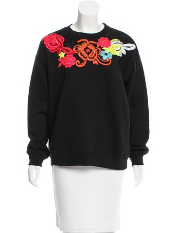 Christopher Kane Embroidered Pullover Sweatshirt