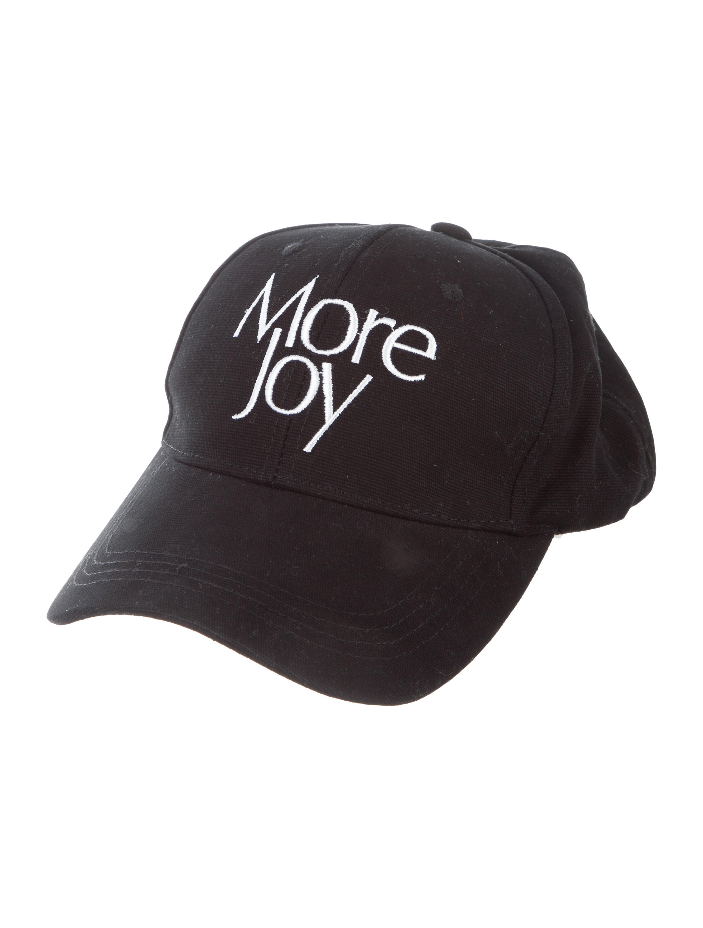 帽子 More Joy cap More Joy Cap in Black - Black White Denim