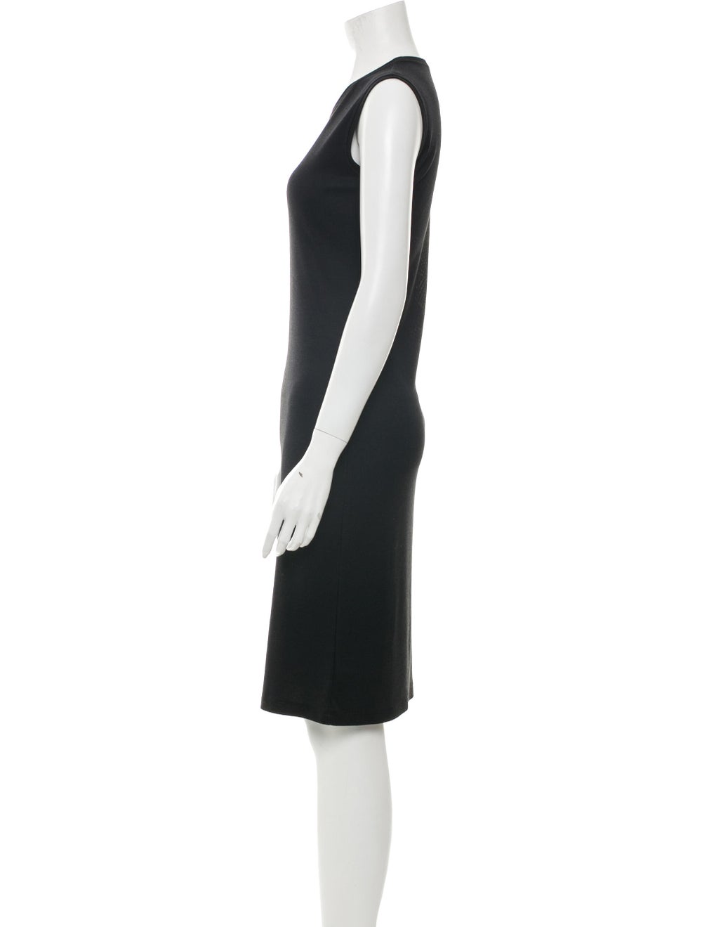 Christopher Kane Shift Dress Black Sleeveless - image 2