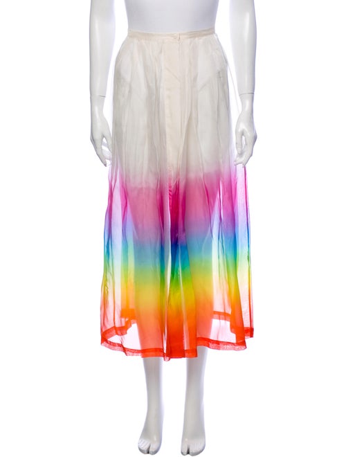 Christopher Kane Silk Midi Length Skirt