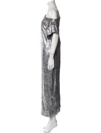 Christopher Kane Printed Long Dress