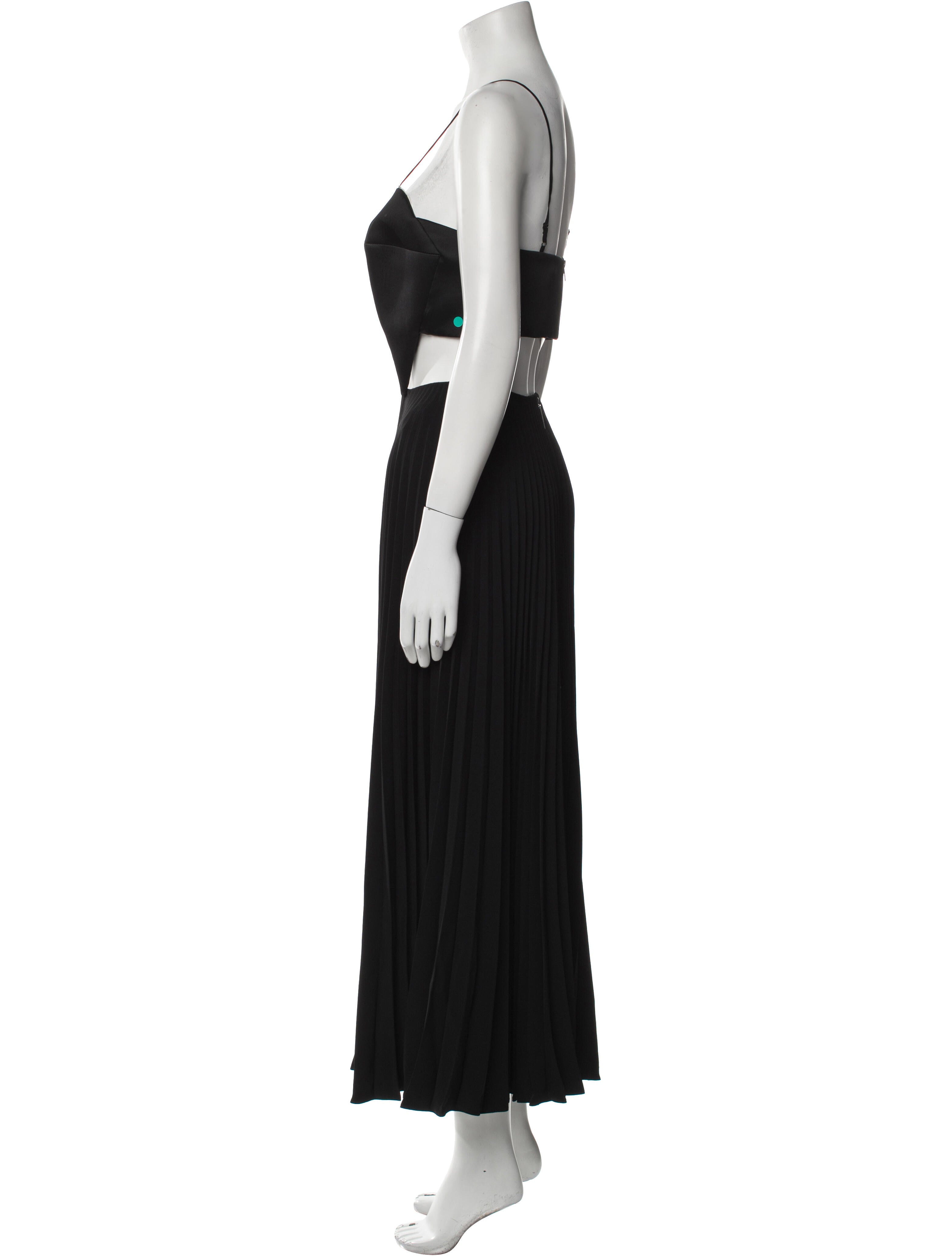 Christopher Kane Square Neckline Long Dress