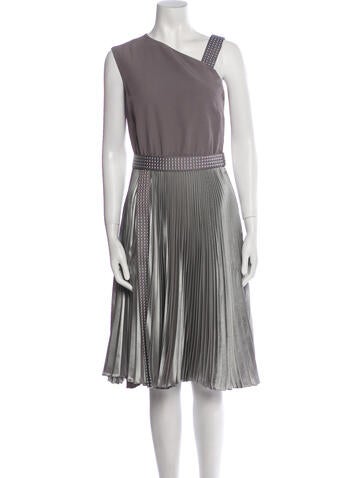 Christopher Kane Dresses Colorblock Pattern Midi Length Dress Us4, UK8 | S