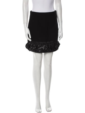 Christopher Kane Wool Mini Skirt