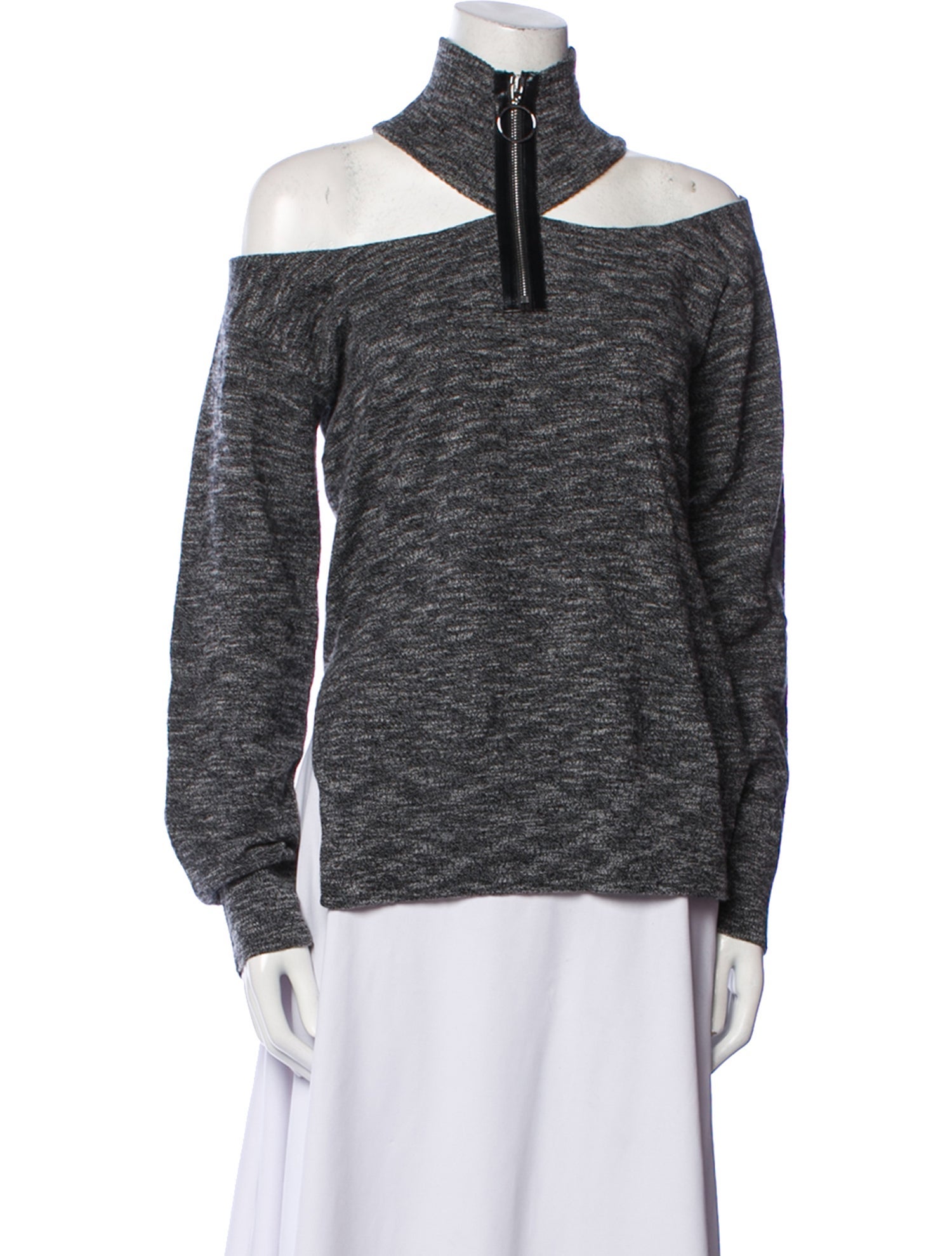 Christopher Kane Wool Off-The-Shoulder Sweatshirt