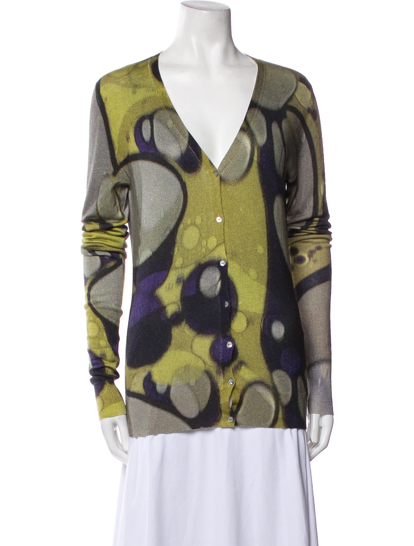 Christopher Kane Silk Printed Blouse