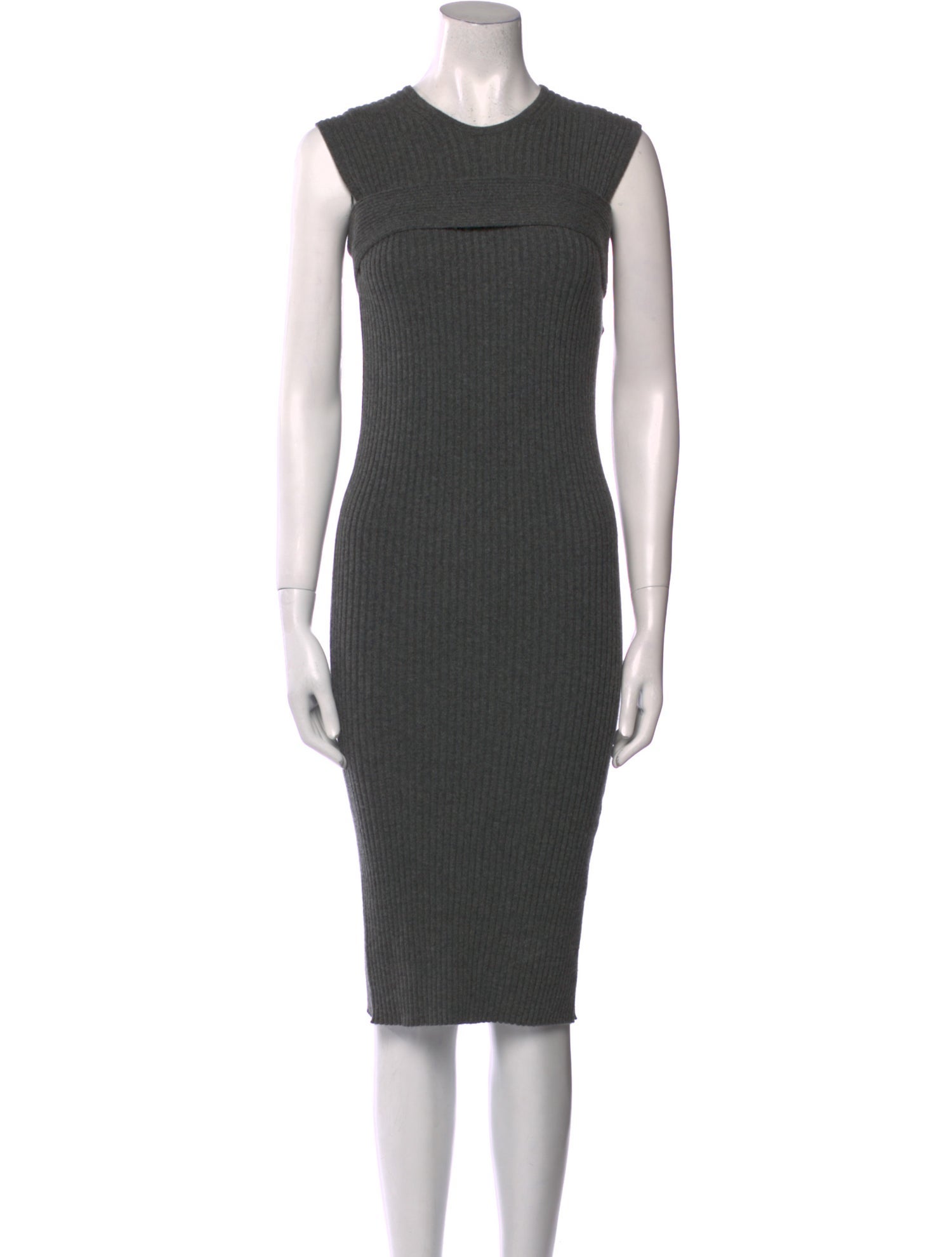 Christopher Kane Crew Neck Midi Length Dress