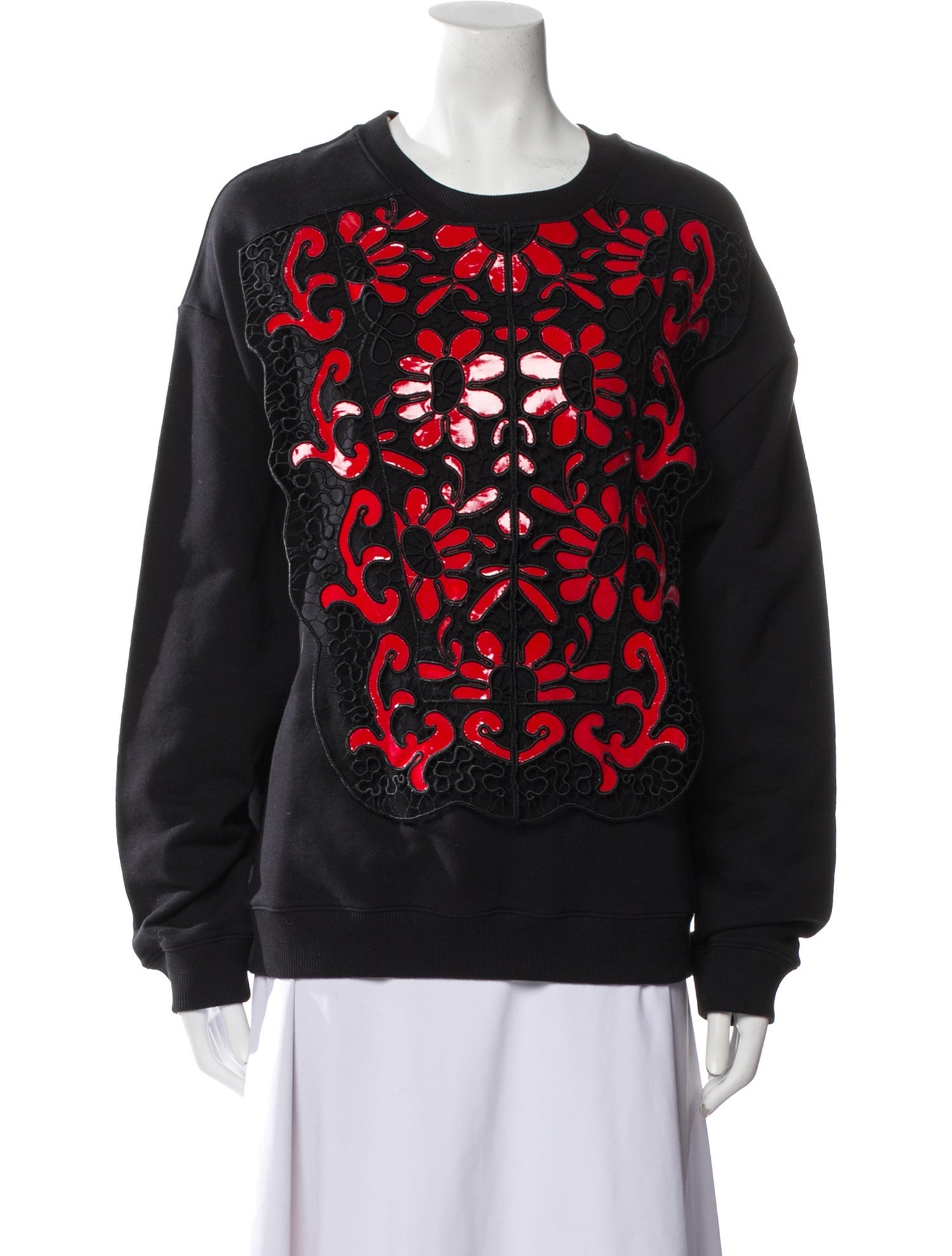 Christopher Kane Graphic Print Crew Neck Sweatshirt w/ Tags
