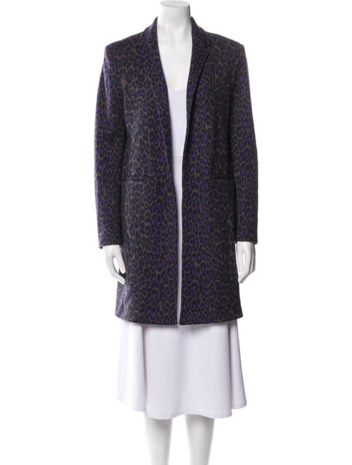 Christopher Kane Wool Tweed Pattern Coat