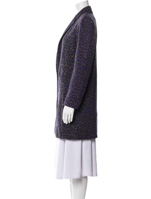 Christopher Kane Wool Tweed Pattern Coat