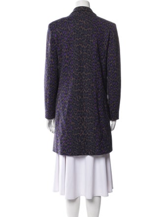 Christopher Kane Wool Tweed Pattern Coat