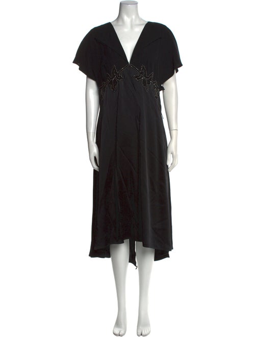 Christopher Kane V-Neck Long Dress