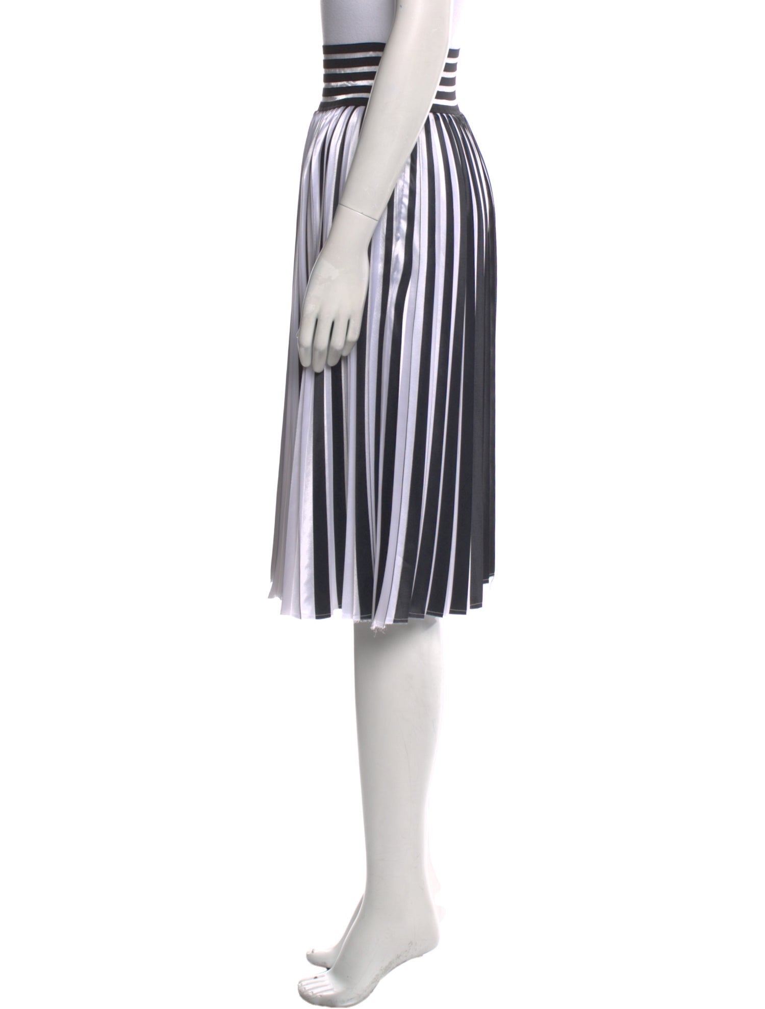 Christopher Kane Striped Knee-Length Skirt