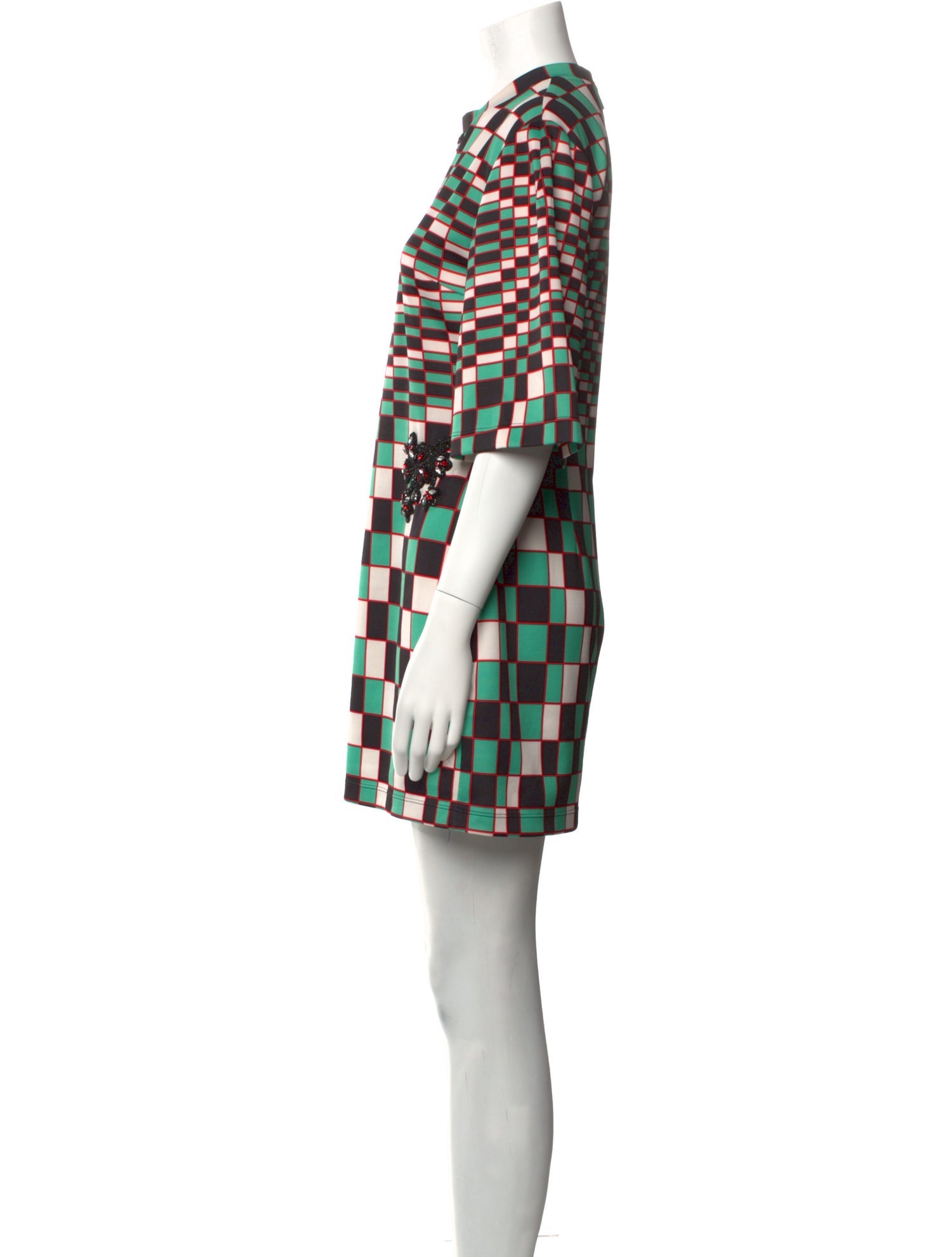 Christopher Kane Printed Mini Dress