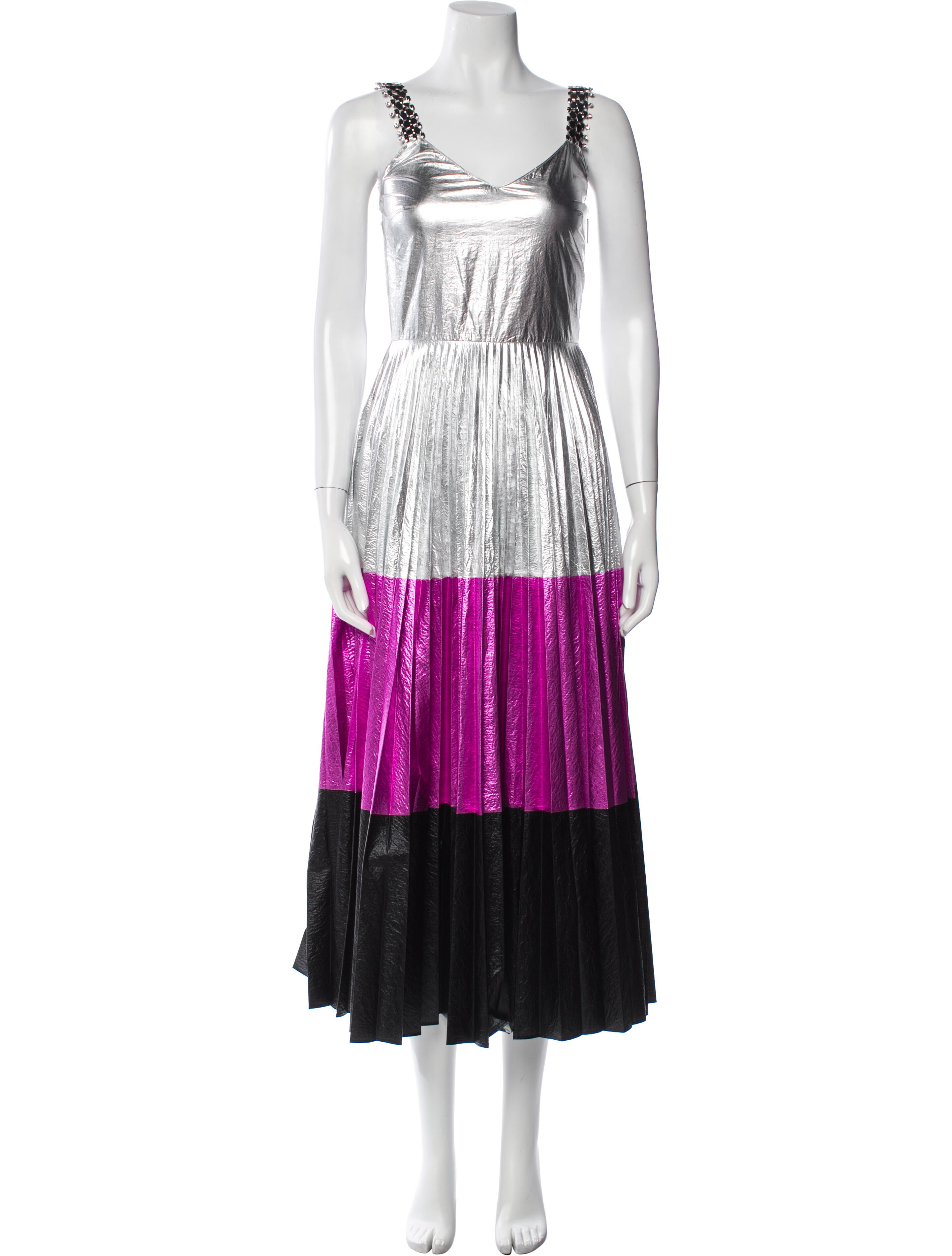 Christopher Kane Striped Long Dress