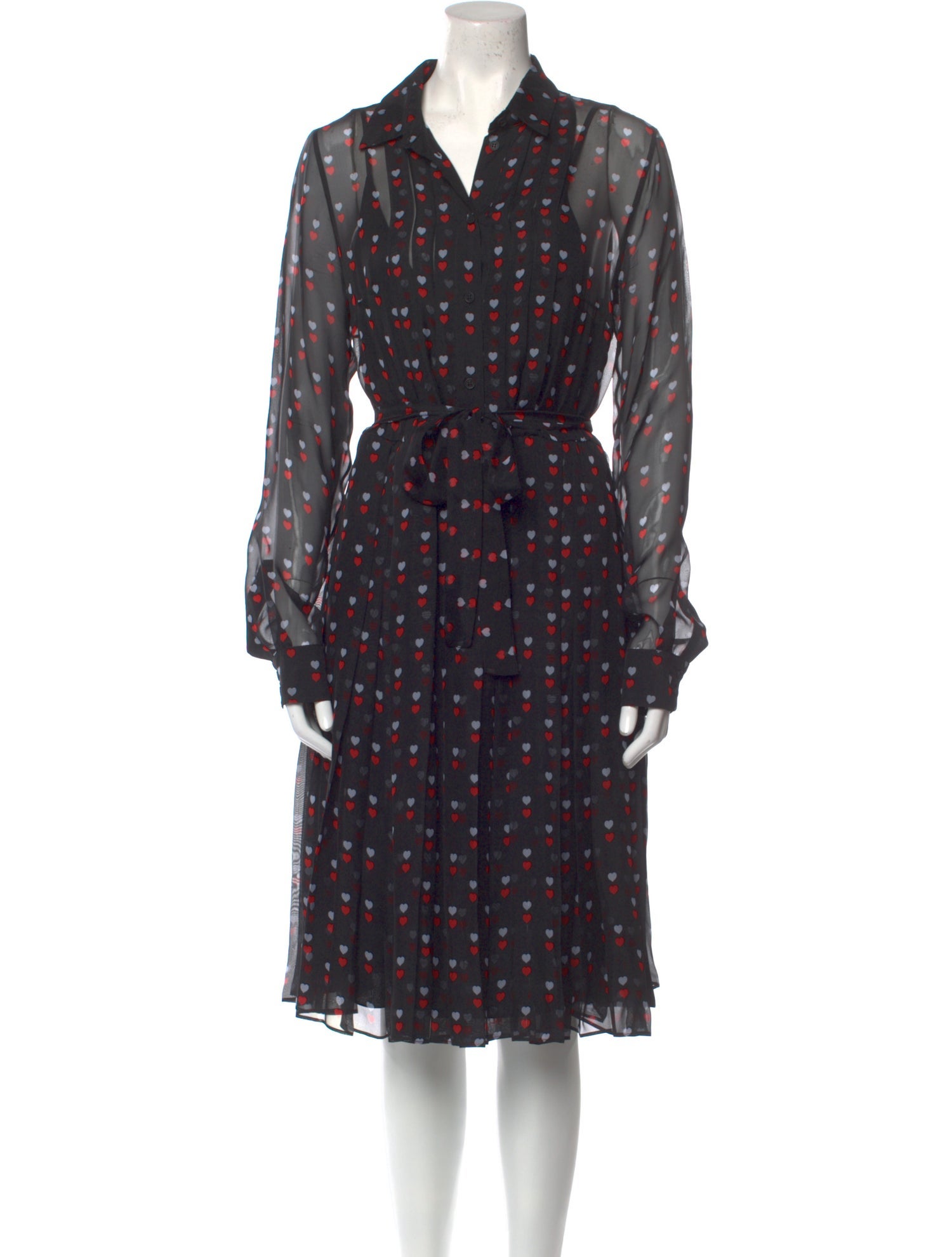 Christopher Kane Silk Midi Length Dress