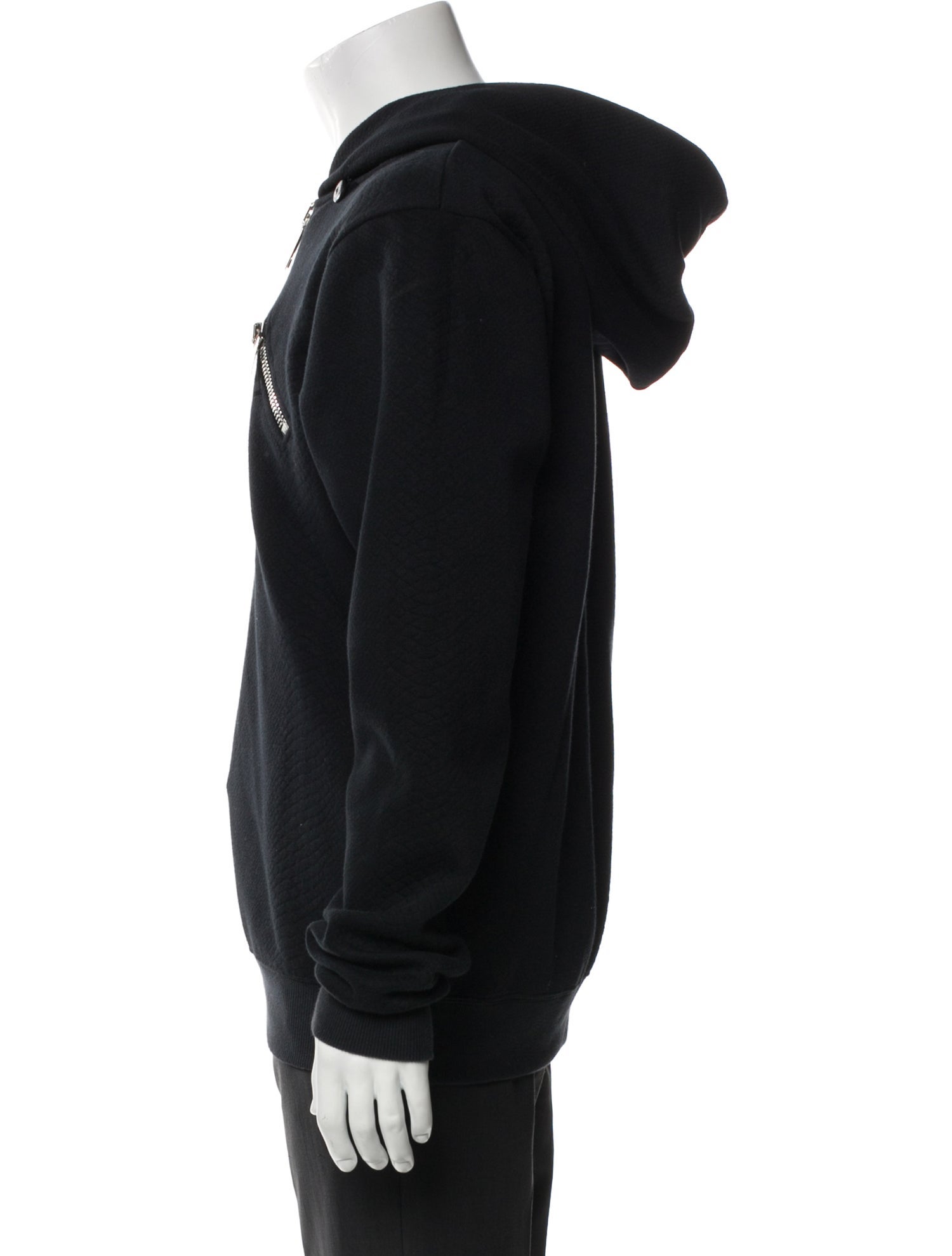 Christopher Kane Graphic Print V-Neck Hoodie