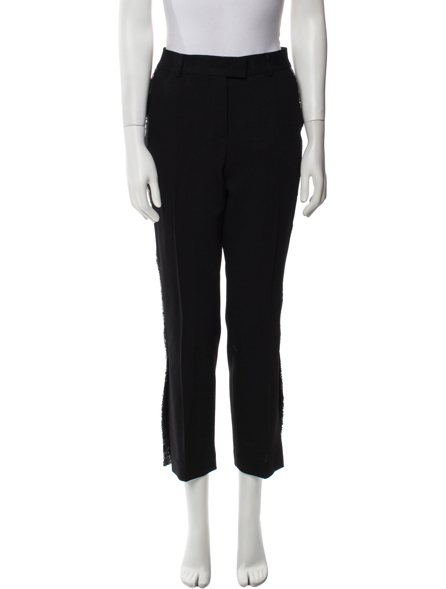 Christopher Kane Virgin Wool Straight Leg Pants
