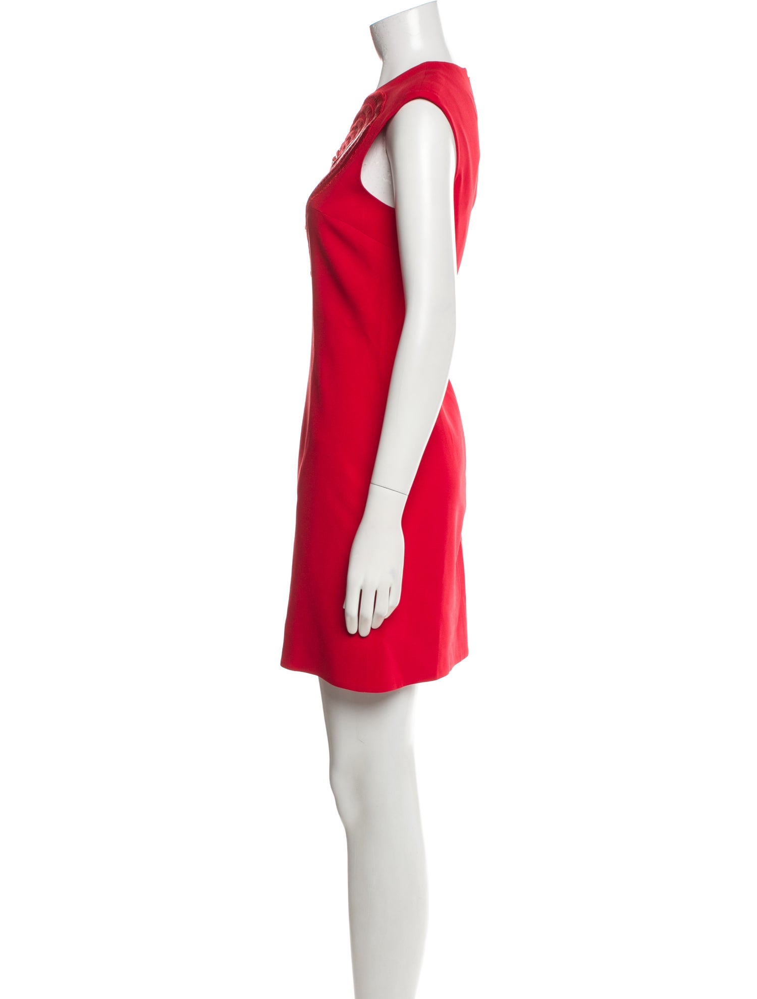 Christopher Kane V-Neck Mini Dress