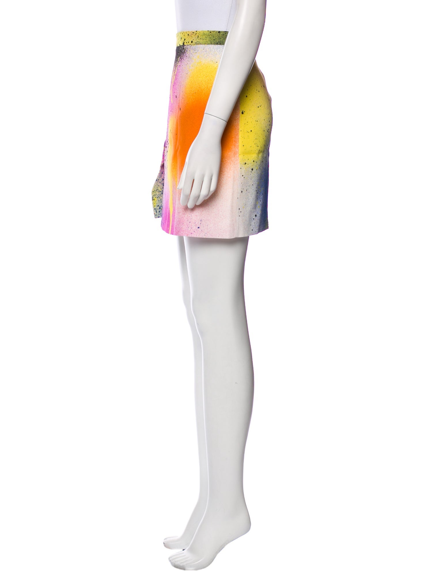 Christopher Kane Tie-Dye Print Mini Skirt