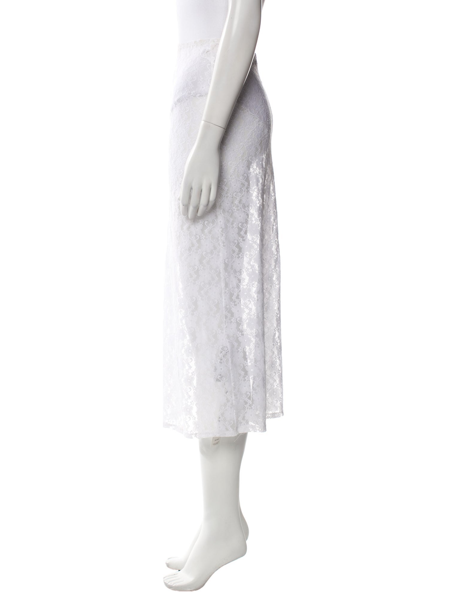 Christopher Kane Silk Midi Length Skirt