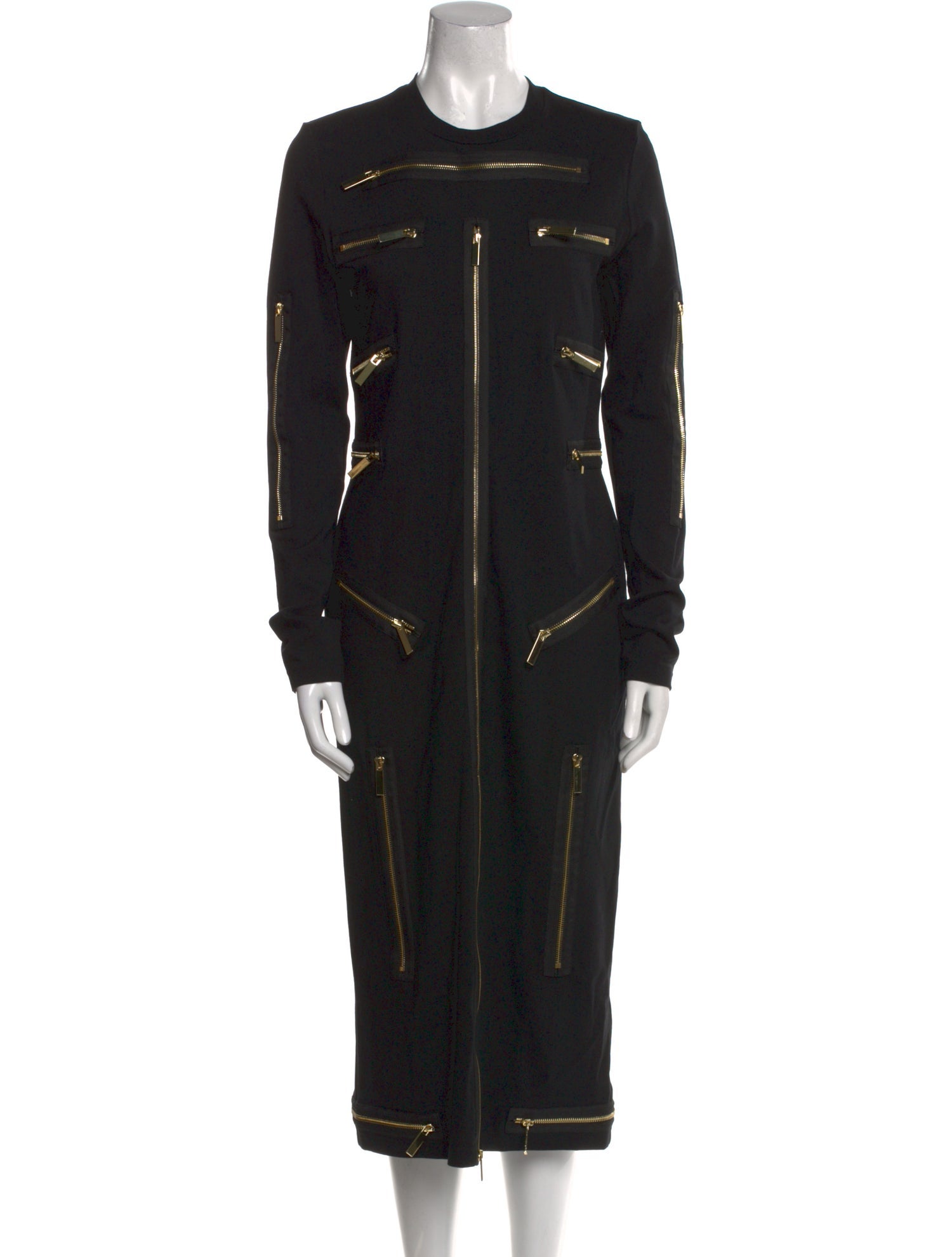 Christopher Kane Crew Neck Long Dress