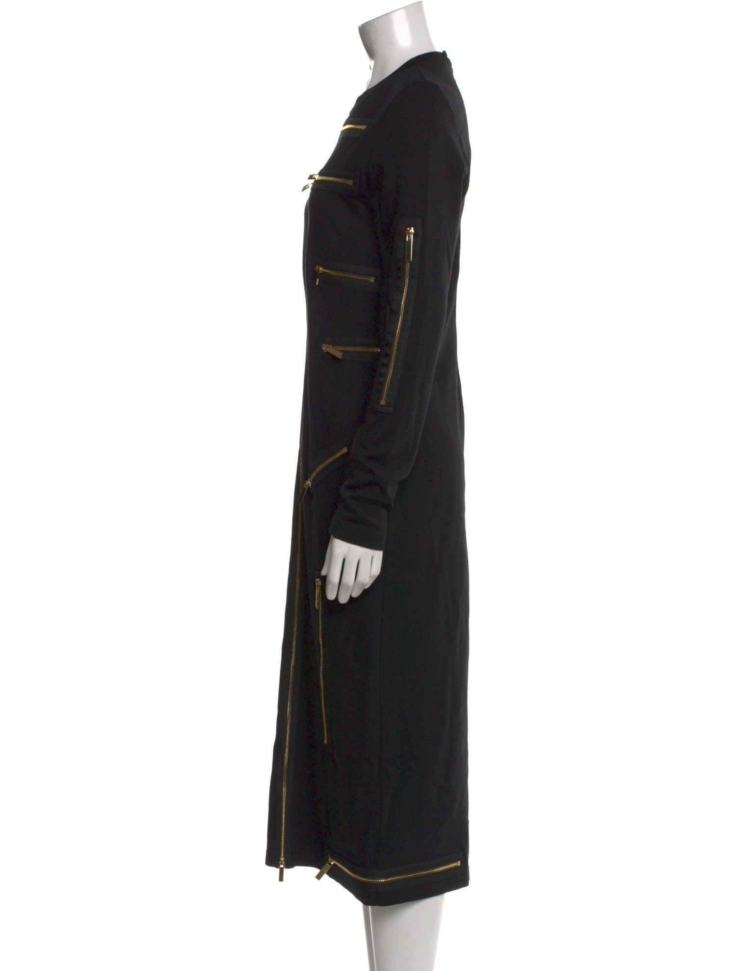 Christopher Kane Crew Neck Long Dress