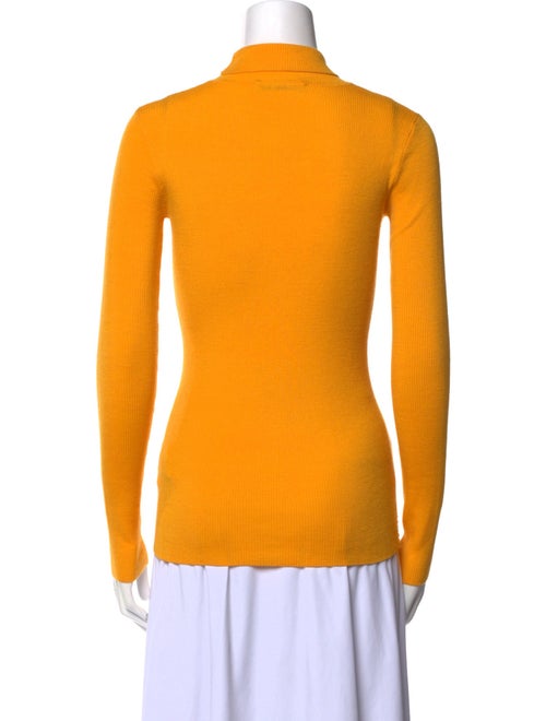 Christopher Kane Merino Wool Mock Neck Sweater