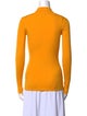 Christopher Kane Merino Wool Mock Neck Sweater
