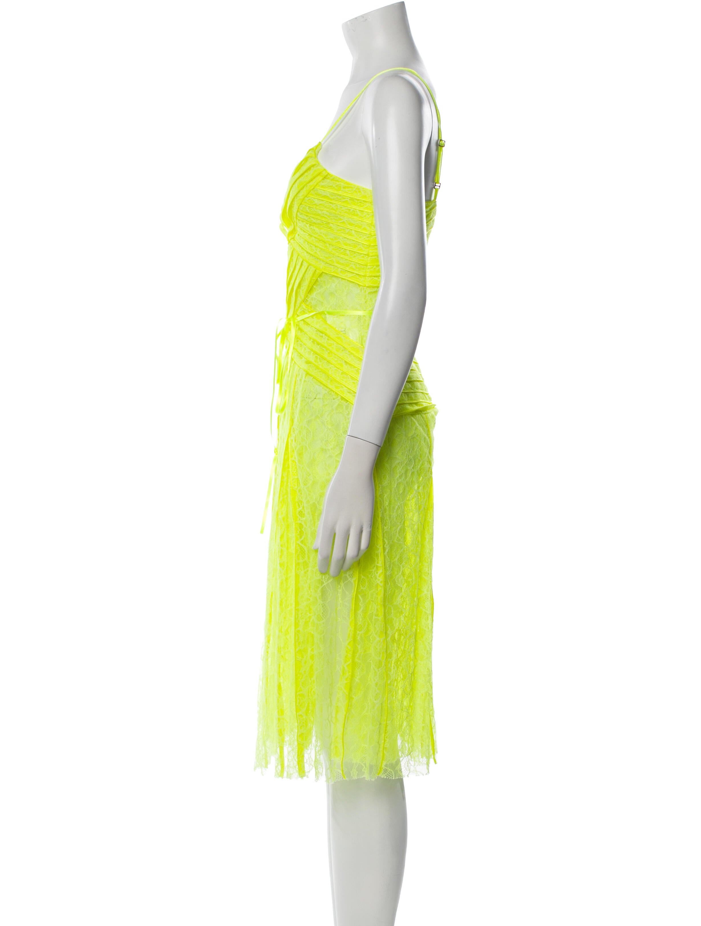 Christopher Kane V-Neck Midi Length Dress