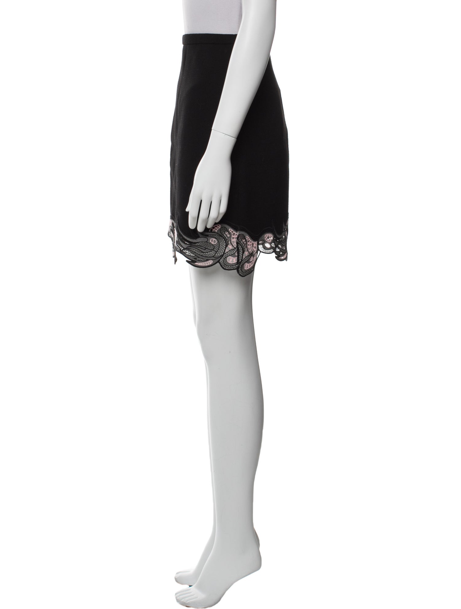 Christopher Kane Wool Mini Skirt