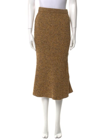 Christopher Kane Virgin Wool Midi Length Skirt