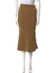 Christopher Kane Virgin Wool Midi Length Skirt