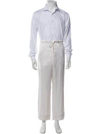 Christopher Kane Silk Graphic Print Pajama Set