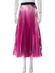 Christopher Kane Pleated Accents Midi Length Skirt