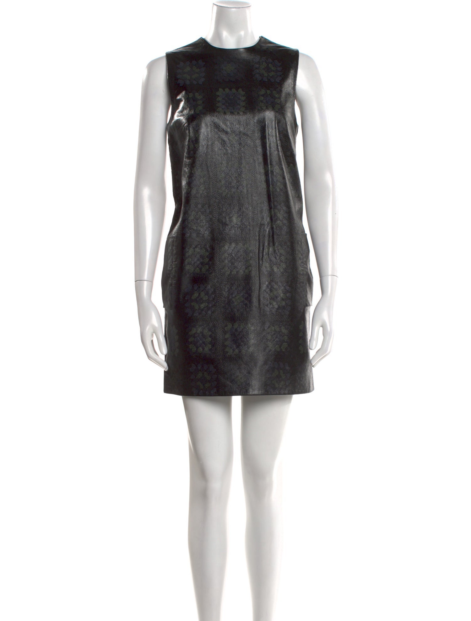 Christopher Kane Leather Mini Dress
