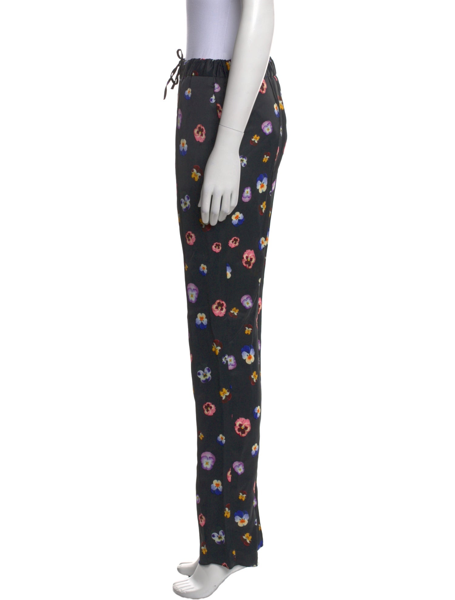 Christopher Kane Floral Print Straight Leg Pants w/ Tags