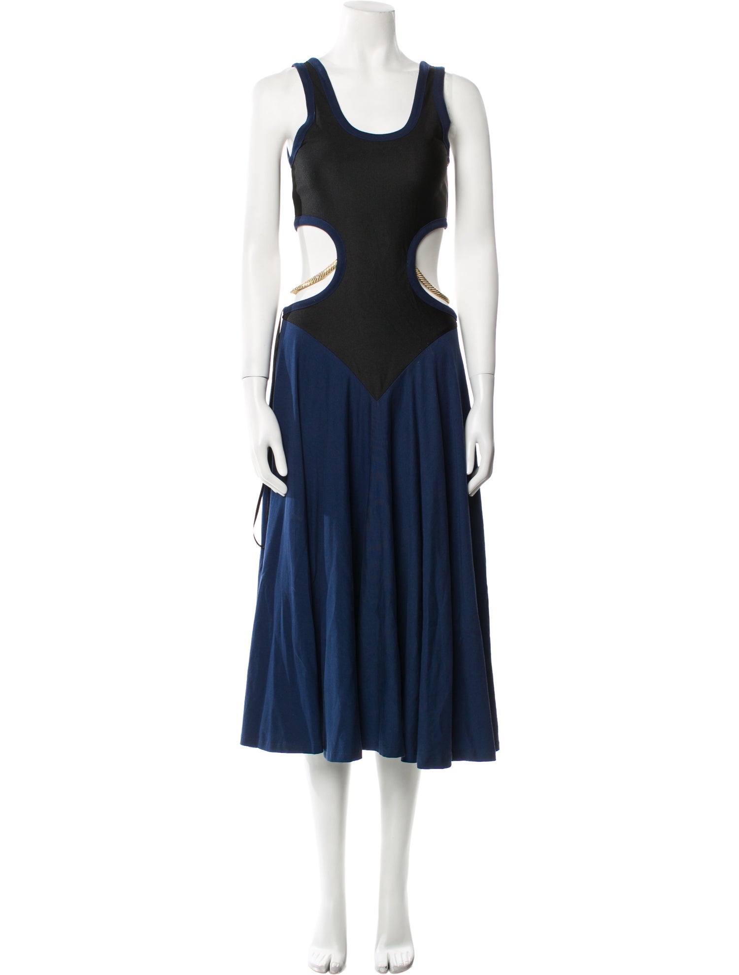 Christopher Kane Scoop Neck Long Dress