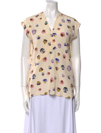 Christopher Kane Silk Printed Blouse