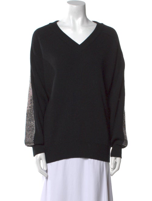 Christopher Kane Virgin Wool V-Neck Sweater