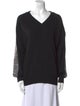 Christopher Kane Virgin Wool V-Neck Sweater