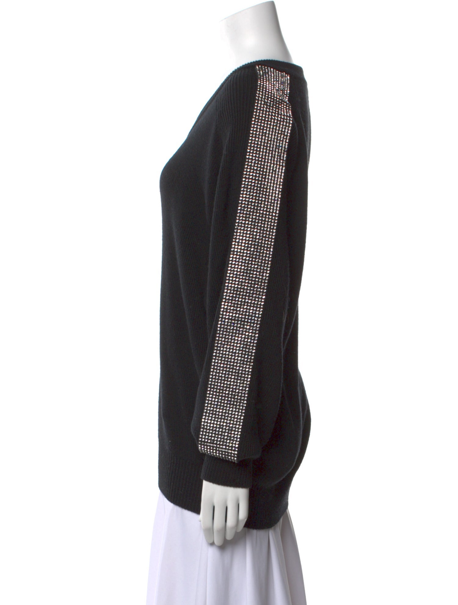 Christopher Kane Virgin Wool V-Neck Sweater