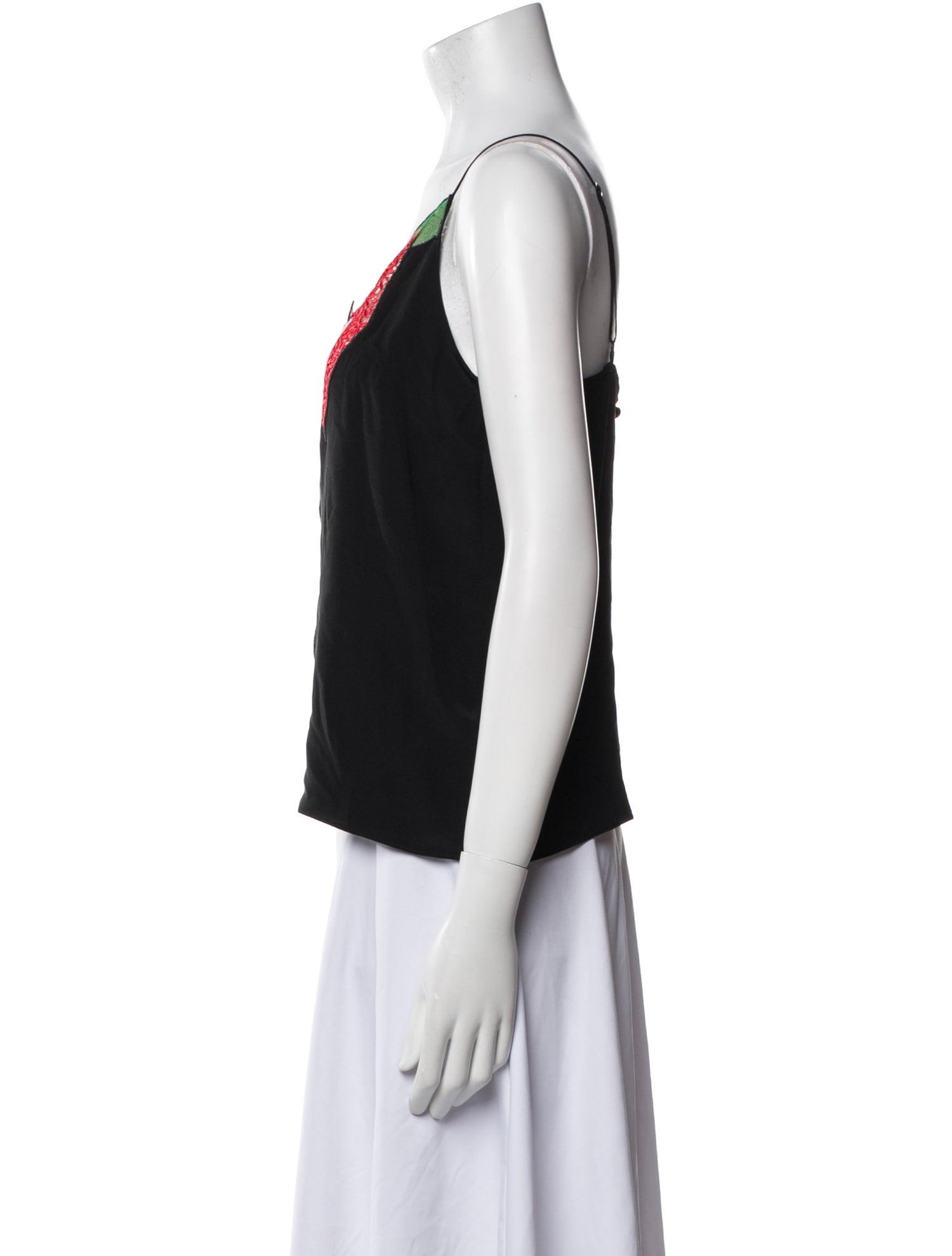 Christopher Kane Silk Printed Top