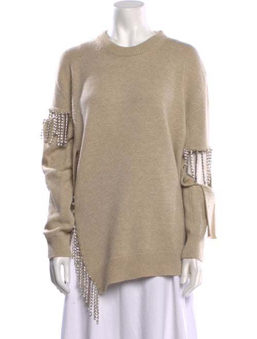 Christopher Kane Virgin Wool Crew Neck Sweater