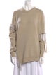 Christopher Kane Virgin Wool Crew Neck Sweater