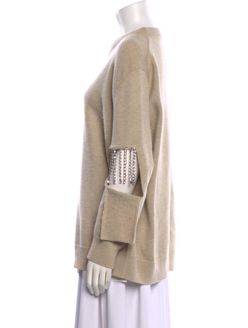 Christopher Kane Virgin Wool Crew Neck Sweater