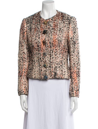 Christopher Kane Wool Tweed Pattern Evening Jacket