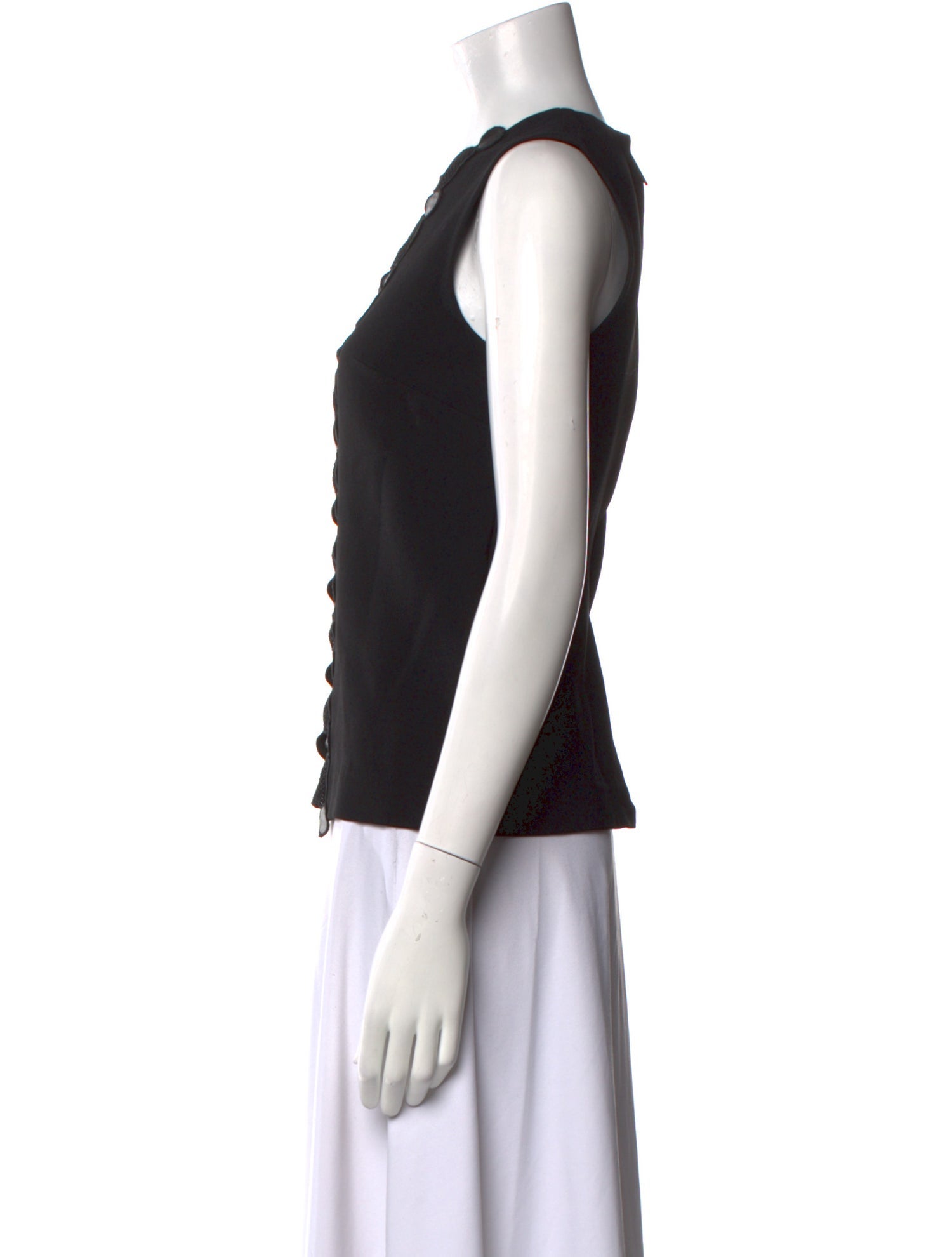 Christopher Kane Crew Neck Sleeveless Top